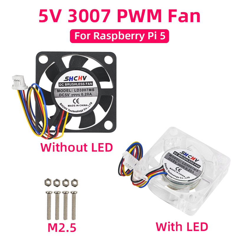 5 فولت 3007 مروحة PWM سرعة قاب - مراجعة Raspberry Pi Water Cooling Kit وسعره